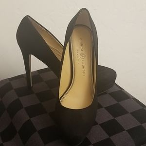 Chinese Laundry Wendy Faux Suede Platform Pumps